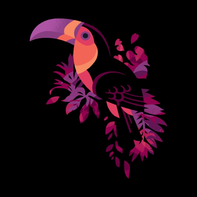 Toucan Silhouette 3 by Waynem