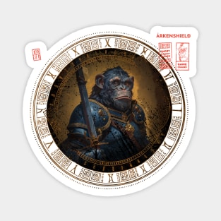 Boardgame Shirt, Arkenshield, "Angry Monkey Guard", Game Champ Magnet