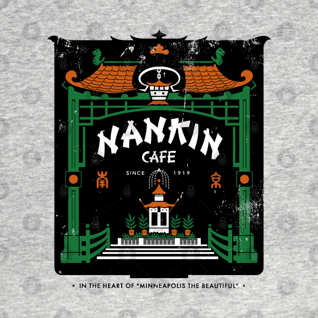 Disover NANKIN CAFE MENU - Vintage - T-Shirt