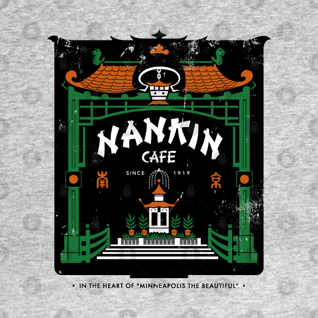 Discover NANKIN CAFE MENU - Vintage - T-Shirt