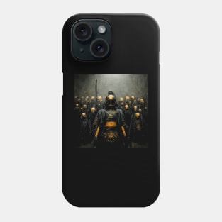 Dark Samurai - Black and Gold Phone Case