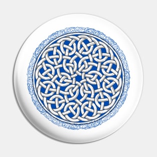 Celtic Knot - Blue Pin