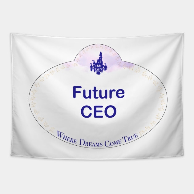 WDW Name Tag- Future CEO Tapestry by SCarverDoodle