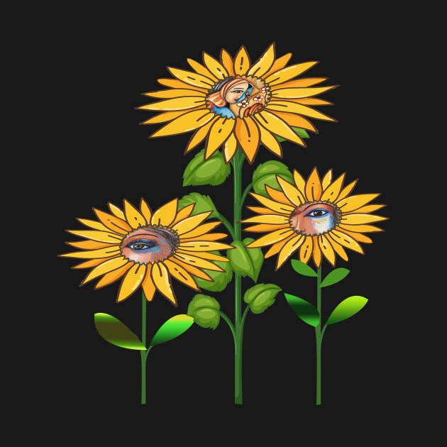 Cute Sunflowers by ESSED