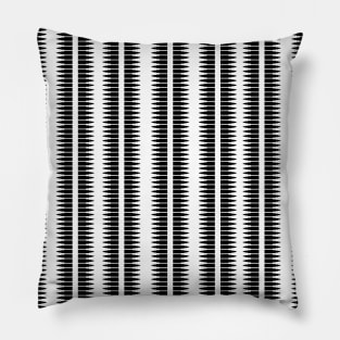 Black and White Arrows Pattern 2 Pillow