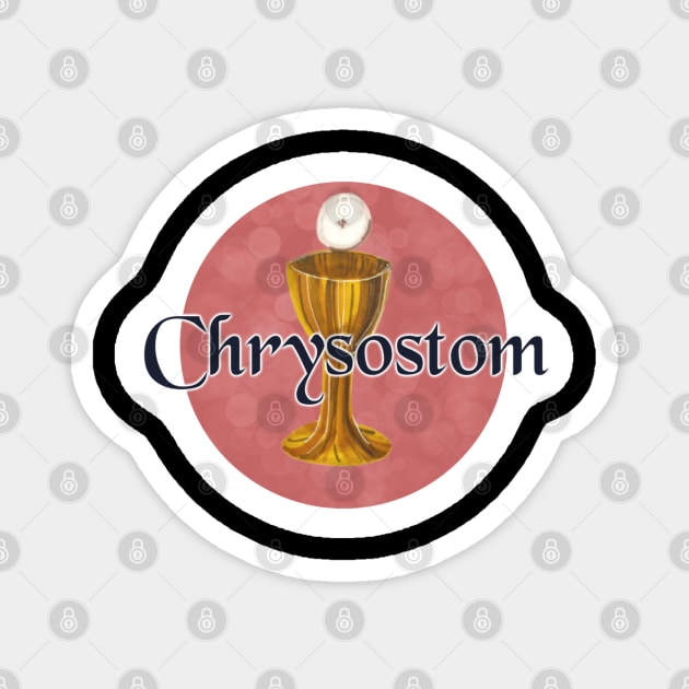 Chrysostom - Circle Magnet by Cultura Vitae