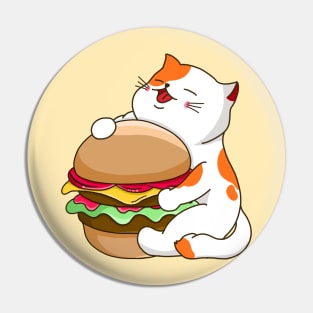 Cat Burger Pin