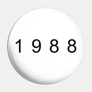 Born in 1988 Pin