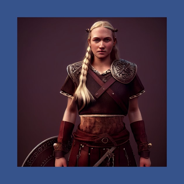 Viking Shield Maiden by Grassroots Green