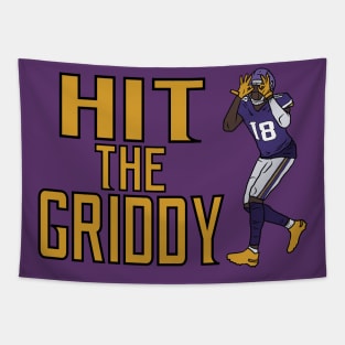 Justin Jefferson Hit The Griddy (Style 2) Tapestry