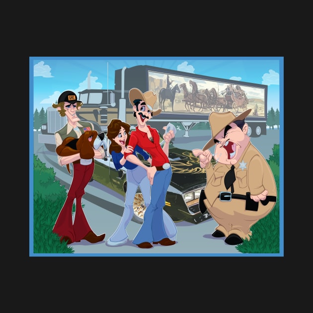 Smokey and the Bandit by Dan Almanzar / Wonka1701