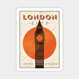 London Vintage Poster Magnet