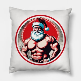 Merry Christmas Muscular Comrade Pillow