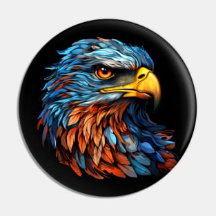 Colorful Eagle Pin