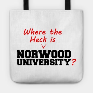 Where the heck is Norwood University? Tote