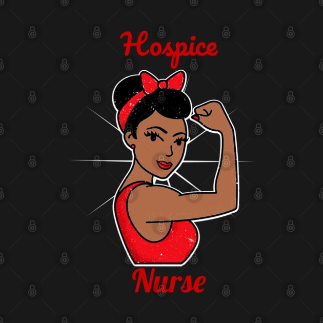 hospice nurse Woman Strong Retro Vintage Poster Style Art Work by DesignIndex