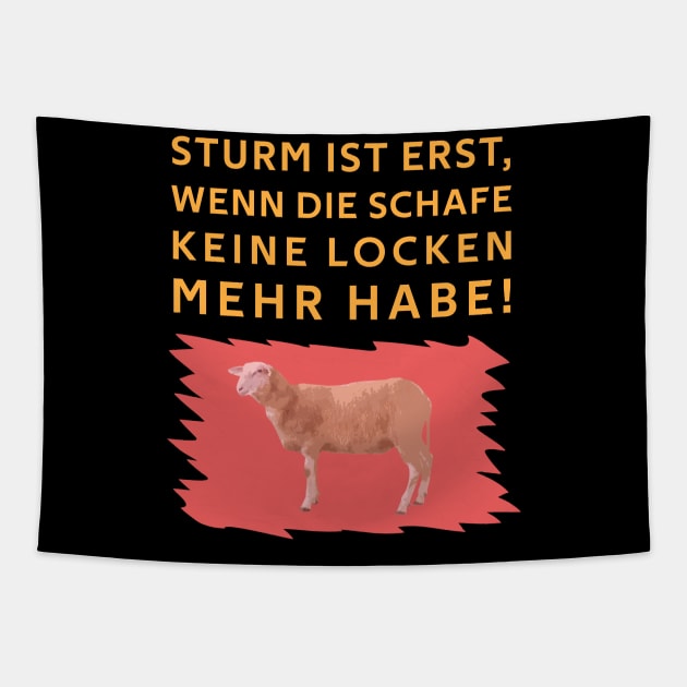 Schaf ohne Locken Tapestry by DePit DeSign