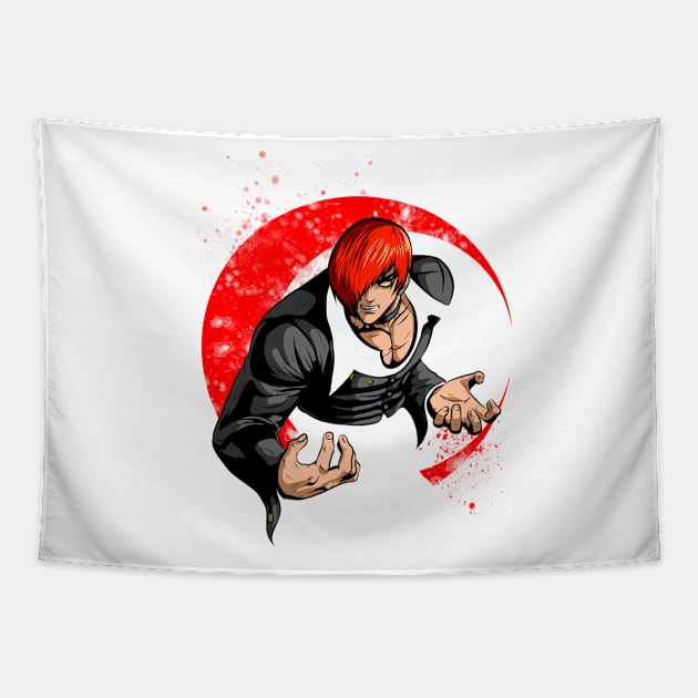 IORI YAGAMI Tapestry by berserk