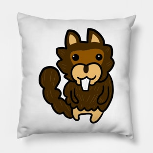 squirrel funny Pillow