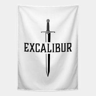 Excalibur The Legendary Sword in the Stone Emblem Tapestry