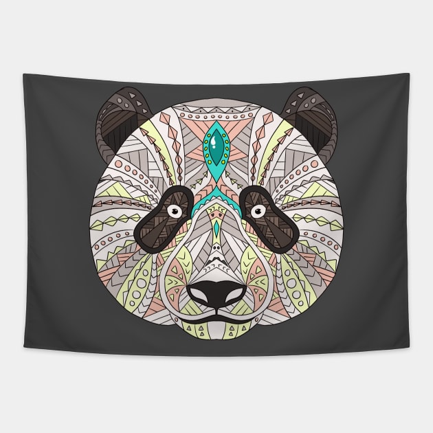 Ethnic Giant Panda Tapestry by Tebscooler