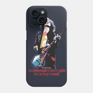 Guitarist Quote Phone Case