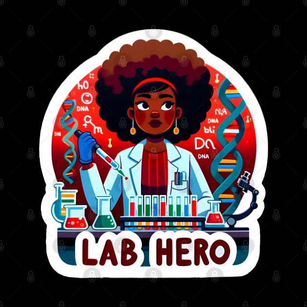 Lab Hero Steminist Power: Celebrating Black Women in Science by PuckDesign