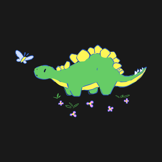 Cute Stegosaurus by YipeeKaiYay