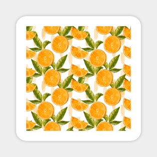 Orange Pattern Magnet