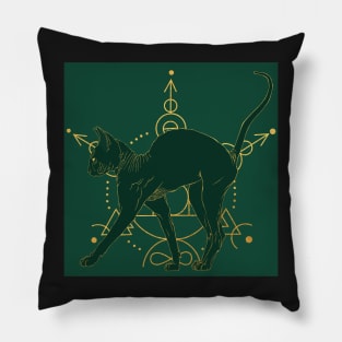 Sphynx [GREEN] Pillow