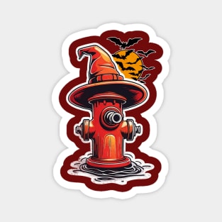 Fire Hydrant Costume a Witch Funny Lazy Halloween Ideas Magnet