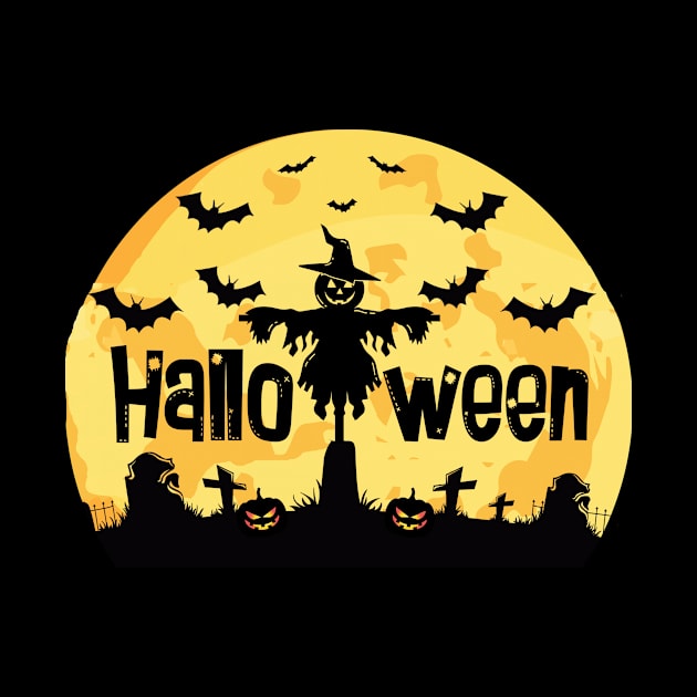 Halloween moon night by StarTshirts