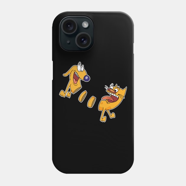 Catdog Phone Case by elcaballeros