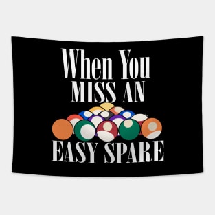 When You Miss An Easy Spare Bowling Tapestry