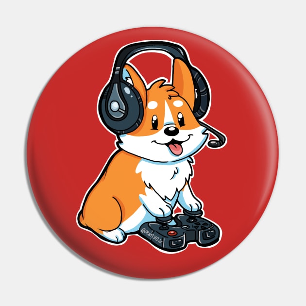 Rescue Pets Official Game Merch Corgster the Corgi Hard Enamel Pin 1.5 –  Rescue Pets With Style