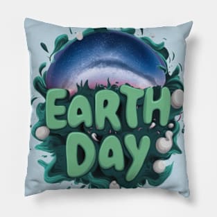 Earth day Pillow