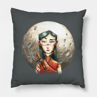 The Swordswoman and the Moon Pillow