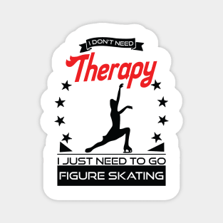 Figure Skating - Better Than Therapy Gift For Figure Skaters Magnet