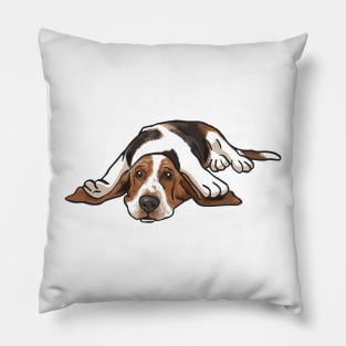 Basset Hound Dog Pillow