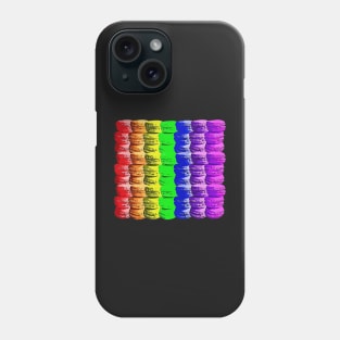 Rainbow Macarons Andy Warhol Pop Art Pattern Phone Case