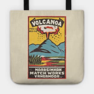 Volcano / Indian Matchbox Art Tote