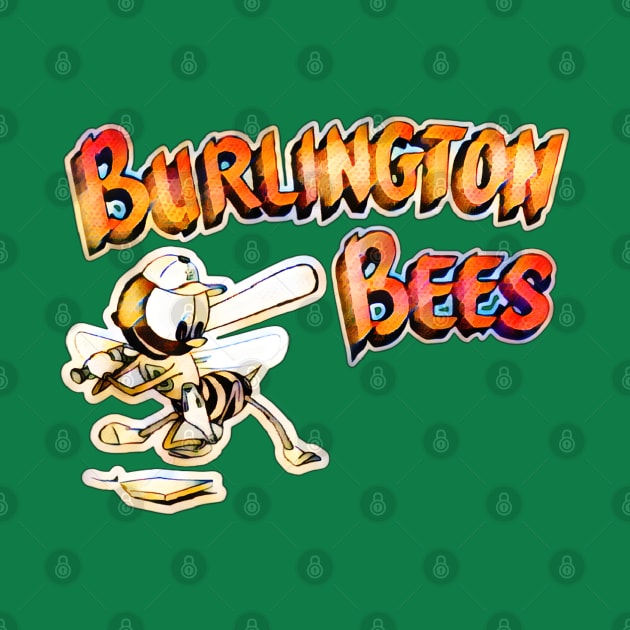 Burlington Bees Baseball by Kitta’s Shop