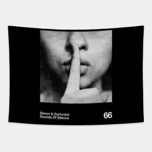 Sound of Silence || Classic 80s BW Tapestry