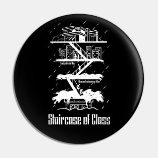 Staircase of Class (White version) Pin