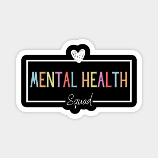 Mental Health Squad Brain Illness Mental Health Awareness Magnet