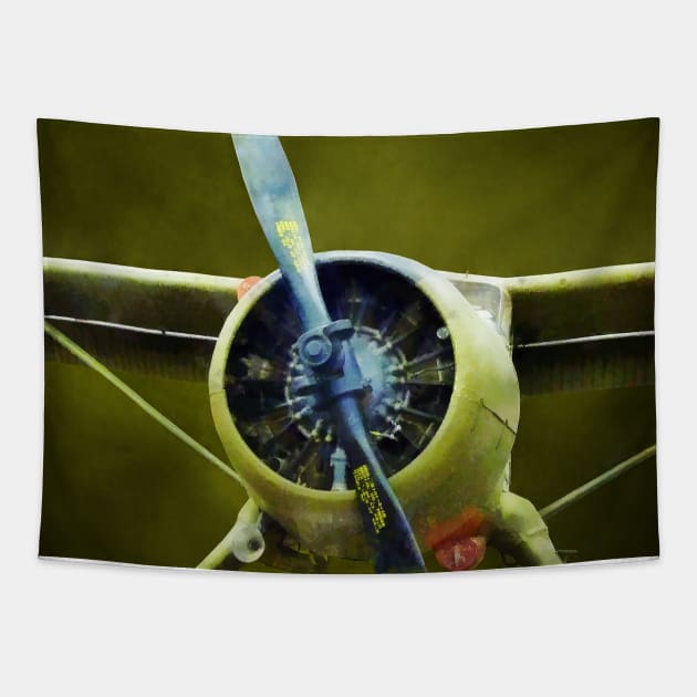 Planes - U-6A Beaver Tapestry by SusanSavad