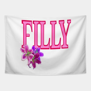 Top 10 best personalised gifts Filly, filicia, felicia, phelicia, preppy,personalized name with painted lilies Tapestry
