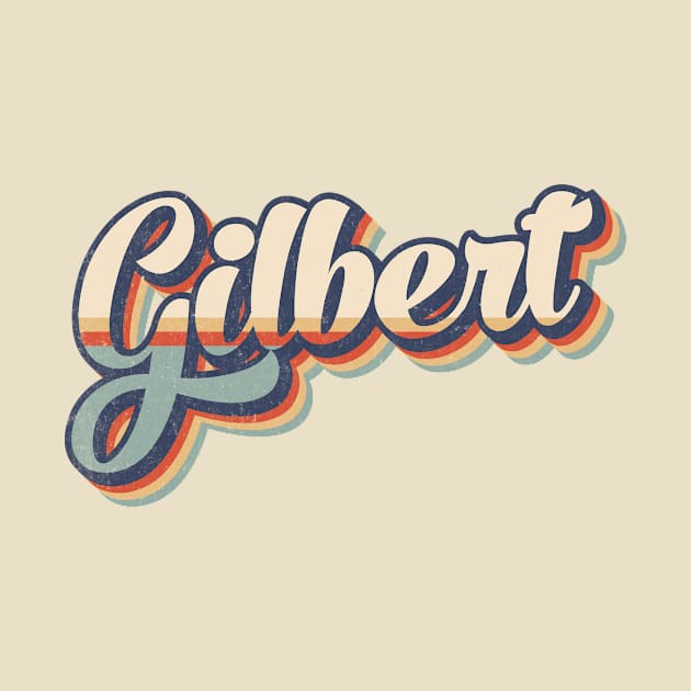 Gilbert // Retro Vintage Style by Stacy Peters Art