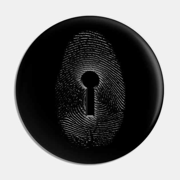 Fingerprint Lock Pin by rolffimages