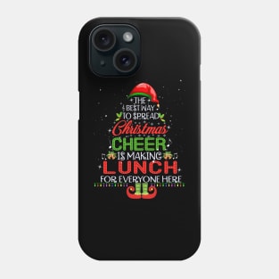 Funny Lunch Lady Christmas Cheer Christmas Phone Case